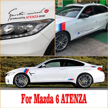 Dėl Mazda 6 ATENZA specialių automobilių lipdukas Aukštos Blizgus Vinilo Populiarus Lipdukas raidė asmenybės Automobilių Optikos Reikmenys