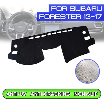 Dėl Subaru Forester 2013 M. m. m. 2016 m. 2017 Automobilio prietaisų Skydelio Kilimėlis Anti-purvinas, neslidžia Brūkšnys Apima Kilimėlis UV Apsauga Atspalvis