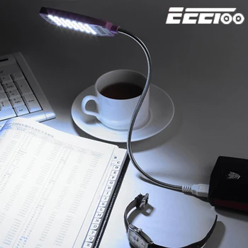 EeeToo USB Stalas Led Stalo Lempa Luminaria Naktį Šviesos diodų (LED) Lempą, staliukas, Lempa Lanksti Itin Ryški Lempa Vaikams