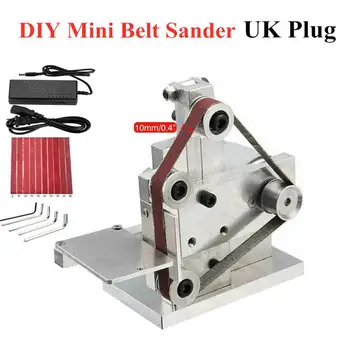 ES/JAV/UK Plug Malūnėlis Mini Electric Belt Sander