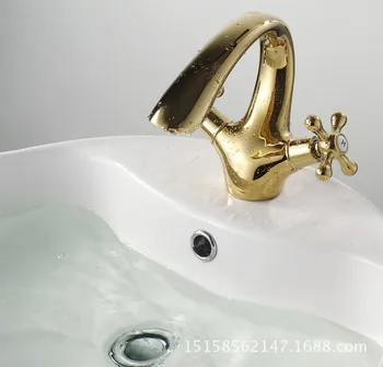 Europos vonios kambarys vonios kambarys aukso maišytuvas vonios kambarys pagal kovos su baseinu, karšto ir šalto baseino maišytuvas namų maišytuvas baseino