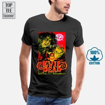Evil Dead T-Marškinėliai Su Spausdinimo T-Shirt Vasaros Vyrai, Dideli Dydžiai White T-Shirt Hip-Hop T-Shirts Vintage Marškinėliai Graphic T Shirts A0037