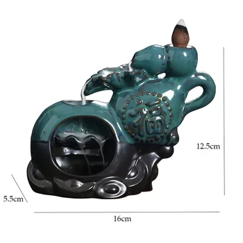 Fu Lu Shuangquan Moliuskui Smilkalų Degiklis Butelis Moliūgas Palaima Kambarį Dekoruoti Keramikos Smilkalų Bazės geriausia Kalėdų Dovana
