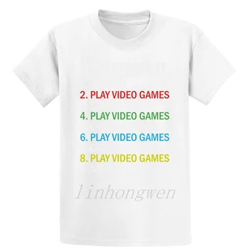 Funny Gamer Mano Puiki Diena Žaidėjus Dovana T Shirt Dizainas Per Dydis S-5XL Saulės spindulių, Pavasarį, Rudenį, Autentiški Normalus Naujovė Medvilnės