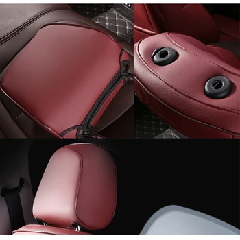 FUZHKAQI Užsakymą Oda automobilių sėdynės padengti Geely Emgrand EB7 Jingang Yuanjing GX7 GC7 GX2 UFO SC3 SC5 SC6 SX7 automobilių sėdynės apsaugoti