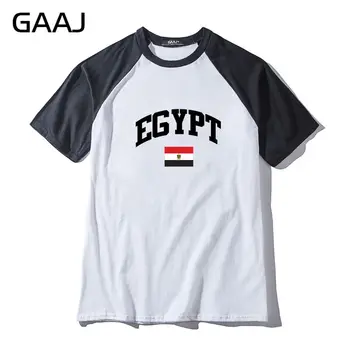 GAAJ Egipto Vėliava Vyras ir Moterų Unisex Marškinėliai Tshirts Drabužius Ilgai Slevee Marškinėlius Vyrų Moteris Nukentėjo Spalvos Apykaklės Beisbolo Naujų #3HO16