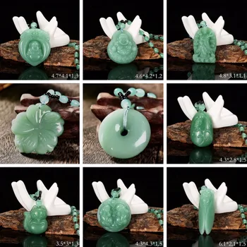 Gamtos Raižyti Kristalų Aukštos Kokybės Unikalų Green Crystal Reiki Buda Laimingas Amuletas Pakabukas Karoliai Moterys Vyrai Galia Papuošalai NAUJAS