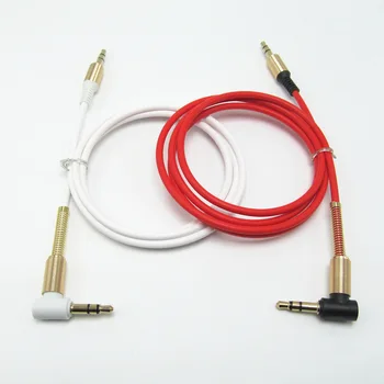 Garso Kabelį Anti-Pertrauka Ultra-Ruožas Kabelis Alkūnė Pavasario 3.5 Pora 3.5 mm Audio Cable Car Aux Garsiakalbis, Garso kabeliai, Kabeliai