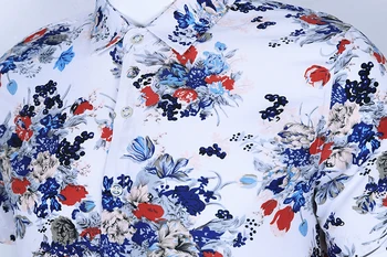 Geros kokybės gėlių spausdinti prabangių vyrų vasaros marškinėliai 2020 naujas prekės ženklas medvilnės vyrų plius dydis atsitiktinis marškinėliai