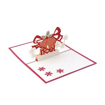 Gražūs Kalėdiniai Atvirukai 3D Pop-Up Linksmų Kalėdų Serija Kalėdų senelio Rankų darbo Pasirinktinį Sveikinimo Atvirukai, Kalėdų Dovanos, Suvenyrai, Atvirukai