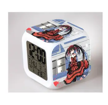 Gyva, Skaitmeninių Laikrodžių Mielas Anime Data Atsiskyrėlis Himekawa Yoshino Tobiichi Origami Tokisaki Kurumi Žadintuvas Pav Šviesą Žaislai