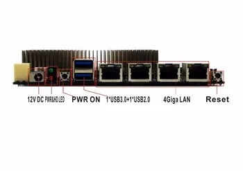 HCiPC M501-2 LAN-J1900T-4L BayTrail J1900 4LAN,Multi Firewall, LAN Plokštė,Maršrutizatorius,Užkarda Sistema,Serveris, PC,