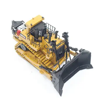 HUINA 1700 1:50, Lieto Lydinio Sunkiųjų Buldozeris Inžinerijos Sunkvežimių Statinis Modelis Caterpillar Varantys Buldozeris Vaikų Švietimo Žaislas
