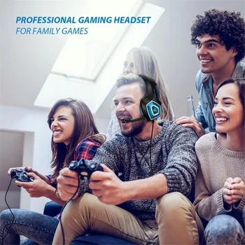 Hunterspider Žaidimų Ausinės Profesionalus žaidimas ausinių JAV Stereo Bass Surround Gaming Ausinės PS4 Xbox Vieno KOMPIUTERIO Mikrofonas