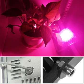 ICOCO Augalų Augimo Lempos, LED Lemputes, Lempos Auga, Žydi Šviesiai 110V, 220V 50W Vietoje Šviesos Lanksti Lempa Patalpų Augalų Apšvietimas Ryškus