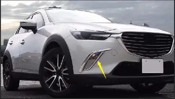 Iki 2018 m. Mazda CX-3 priekiniai rūko šviesos juostele dekoratyvinis rėmelis blizgančiais