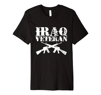 Irako Veteranai T-Shirt - aukščiausios kokybės Naujos Mados VYRIŠKI trumpomis Rankovėmis Naujovė Kietas Viršūnes Vyrams trumpomis Rankovėmis Dviratininkas T Shirts