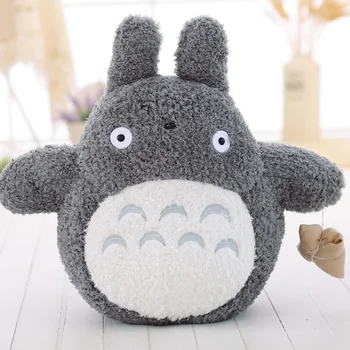 Japonijos Anime Totoro Pliušinis Lėlės Milžinišką Įdaryti Animacinių filmų Totoro Žaislas Pagalvę už Childen Gimtadienio Dovana Deco 100cm 80cm DY50569