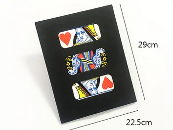 Jumbo Zig Zag Kortelės (dydis 29 x 22.5 cm),Supjaustyti Pokerio Atkurti Magia Magas Etape Iliuzija Gudrybė, Atraminiai Juokinga Mentalism,Magija Gudrybės