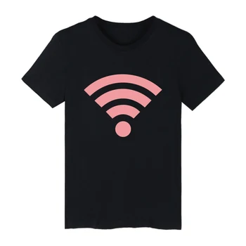 Juokinga, Nemokamas WiFi marškinėliai spausdinti sporto mados hip-hop, gatvės stiliaus vyrų, moterų, t marškinėliai atsitiktinis topai marškinėliai trumpomis rankovėmis t-shirt