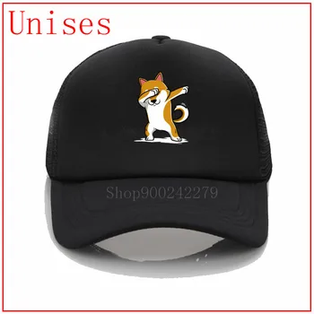 Juokinga Shiba Inu Tepdami juoda gyvena klausimas skrybėlę Naujausią populiarumas mados stiliaus skrybėlių dizaineris populiariausių saulės, skrybėlę, moteris bžūp