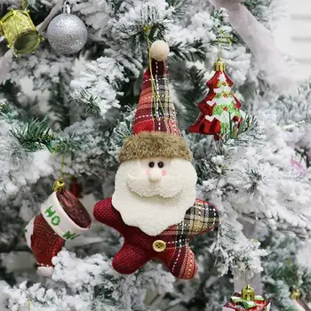 Kalėdų Animacinių Filmų Pakabukas Kalėdų Eglutė Šalies Namų Sienos, Medžio Apdaila Kalėdos Santa Claus Briedžių Sniego Kabinti Lėlės, Papuošalai