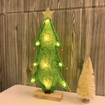 Kalėdų Dekoracijos Namų Dekoravimo Viešbutis, Prekybos Centras Darbalaukio Kabineto LED Žibintai Mielas Kūrybos Naujas Spalvingas Medis Su Bazės