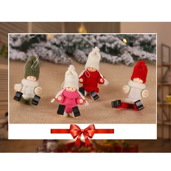 Kalėdų Dekoratyvinis Megztinis Lėlės Kabinti Dekoravimo Kalėdų Eglutė Įrengimas Švenčių Šalis Kalėdos Rekvizitai Prekes