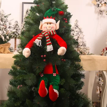 Kalėdų Eglutės papuošalus Kalėdų senelis Elf Lėlės Dekoratyviniai Papuošalai Kalėdų Dekoracijas namams Parduotuvių