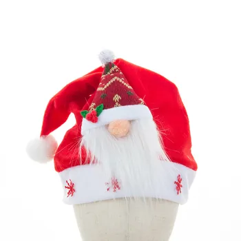 Kalėdų Skrybėlę, Santa Hat, Kalėdų Atostogų Skrybėlę Suaugusiems, Unisex Komfortą Bžūp