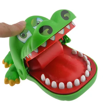 Karšto Kūrybos Didelis Dydis Krokodilas Burną Stomatologas Bite Piršto Žaidimo Juokingi Gags Žaisti Įdomus Žaislas, Vaikams, Vaikų, Šeimos Kalėdos Šalis