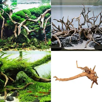 Karšto Natūralaus Medžio Kamieno Driftwood Akvariumo Žuvų Bakas Roplių Imitacija Driftwood Šaknis Augalų Kūrybos Medžio Apdaila Ornamentu