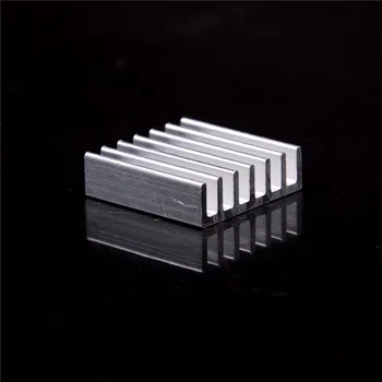 Karšto Parduodant Aukštos Kokybės 5vnt Šilumos Kriaukle Aliuminio LED Maitinimo Atmintis 20*20*6mm Didmeninės mažos kainos