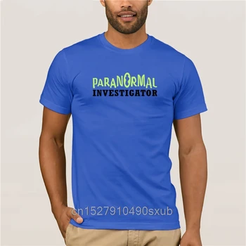 Karšto vyrų įdomus print T-shirt Paranormalių reiškinių Tyrėjas Nuotraukas Modelis Pastatų Projektavimas Pavasario Rudens ir Vasaros Mados T-Shirt