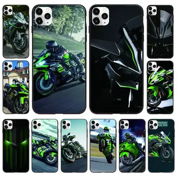 Kawasaki Ninja Zx R Motociklų Sporto Telefoną Atveju IphoneX XS 11 12 11/12Pro Max 5 5s SE 6 6s 7 8 Plius SE2020 Atvejais