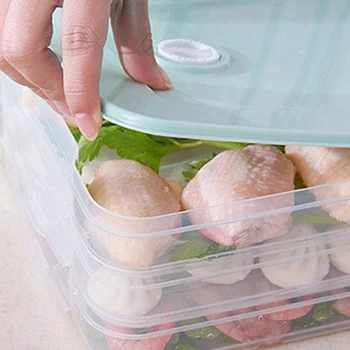 Keturių Sluoksnis Kukulis Dėžės Saugojimo Dėklas Maisto Konteinerį Lauke Laikyti Įšaldyti Kukulis Saugojimo Plastikinės Dėžės Kietas,Žalia
