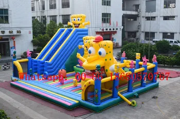(Kinija, Guangzhou) Gamykloje tiesiogiai pripučiami slide / pilis / batutas / baseinas skaidrių YLY-008
