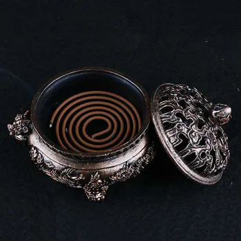 Kinijos Liaudies Keramikos Kolekcija Smilkalų Degiklis Double Dragon Ausies Aromaterapija Smilkalų Laikiklis Rankų darbo Censer Namų Dekoro