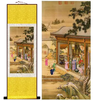 Kinų Meno Tapybos Namų Biuro Apdailos Kinų tapybos meno paveikslas, tapyba