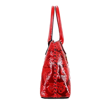 Kinų stiliaus įspaustu gėlių Moterų maišelį, Garsaus prekės ženklo dizaineris moterų mados rankinės petį krepšys krepšys tote bag rankinė