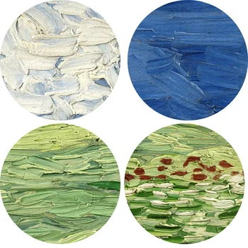 Klasikinis Van Gogh Dangaus ir Žolės Aliejus, Drobė Paveikslų, Abstrakčiai Replika Impresionistų Drobė Nuotraukas Kambarį Ant Sienos