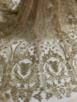 Klijuojami blizgučiai afrikos Tiulio nėrinių gražus suknelė david-62505 modernus dizainas prancūzijos ju nėrinių audinys