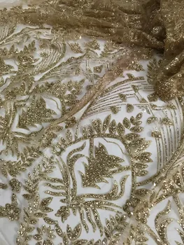 Klijuojami blizgučiai afrikos Tiulio nėrinių gražus suknelė david-62505 modernus dizainas prancūzijos ju nėrinių audinys