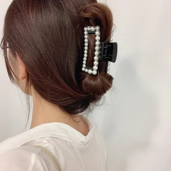 Korėjos Ins Mergina Plaukų Įrašą Elegantiškas, Paprastas Patraukti Įrašą Aikštėje Pearl Plaukų Patraukti Įrašą Vidutinio Tualetas Įrašą Mergina Esminius Plaukų Priemonė
