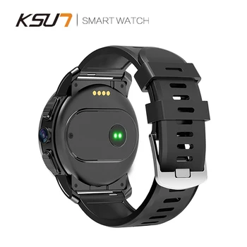 KSR907 Smart žiūrėti Android 7.1 MTK6739 3GB+32GB 454*454 AMOLED Ekranas, 800mAh Baterija Dvigubos sistemos Smartwatch GPS Smartwatch Vyrai
