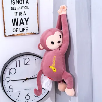 Kūrybos Lauke Pippi Beždžionė Audinių Saugojimo Popierinių Servetėlių Atveju Animacinių Filmų Gyvūnų, Automobilių, Namų Popieriaus Dėžės Servetėlių Laikiklis