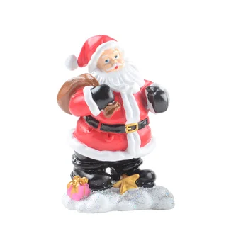 Kūrybos Santa Claus ir Kalėdų Statulėlės Dervos Apdailos Išdėstymas Rekvizitai Atostogų Šalis, Namų Puošybai (SCA-147)