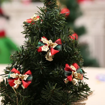 Lankas su bell Pledas bowknot Kalėdų eglučių papuošalai namuose kalėdų senelio dovana naujųjų metų dekoravimas ornamentais nauji metai 2020 metai