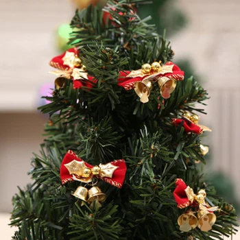 Lankas su bell Pledas bowknot Kalėdų eglučių papuošalai namuose kalėdų senelio dovana naujųjų metų dekoravimas ornamentais nauji metai 2020 metai