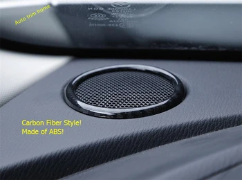 Lapetus Priedai Prietaisų skydelis Priekinis Stereofoninis Garsiakalbis Audio Garso Rėmo Žiedas Dangtelis Apdaila Tinka Mazda CX-3 CX3 2016 - 2019 ABS